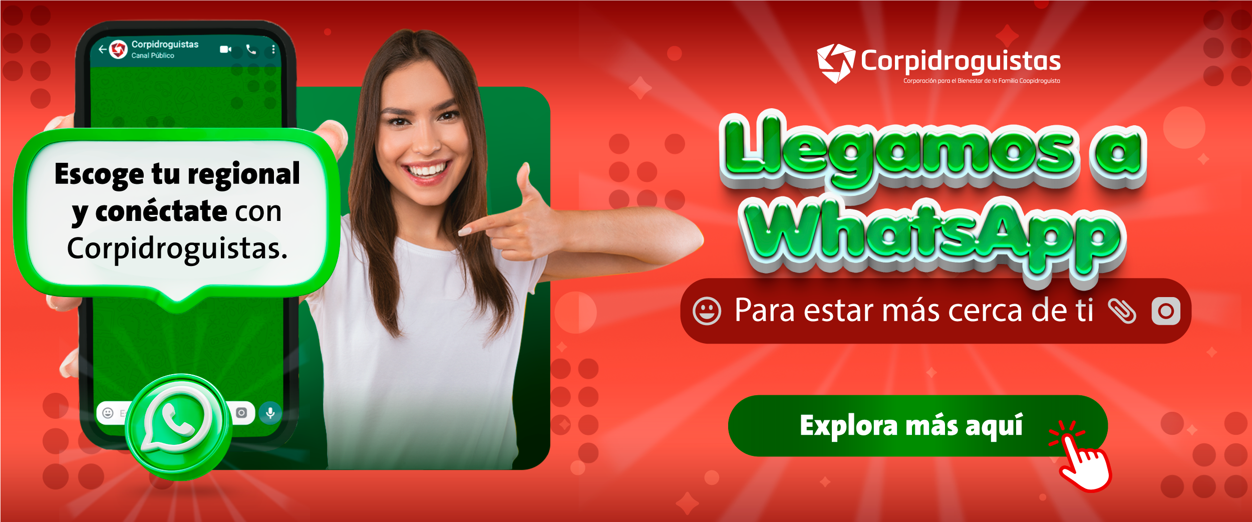 Slider - Comunidades WhatsApp