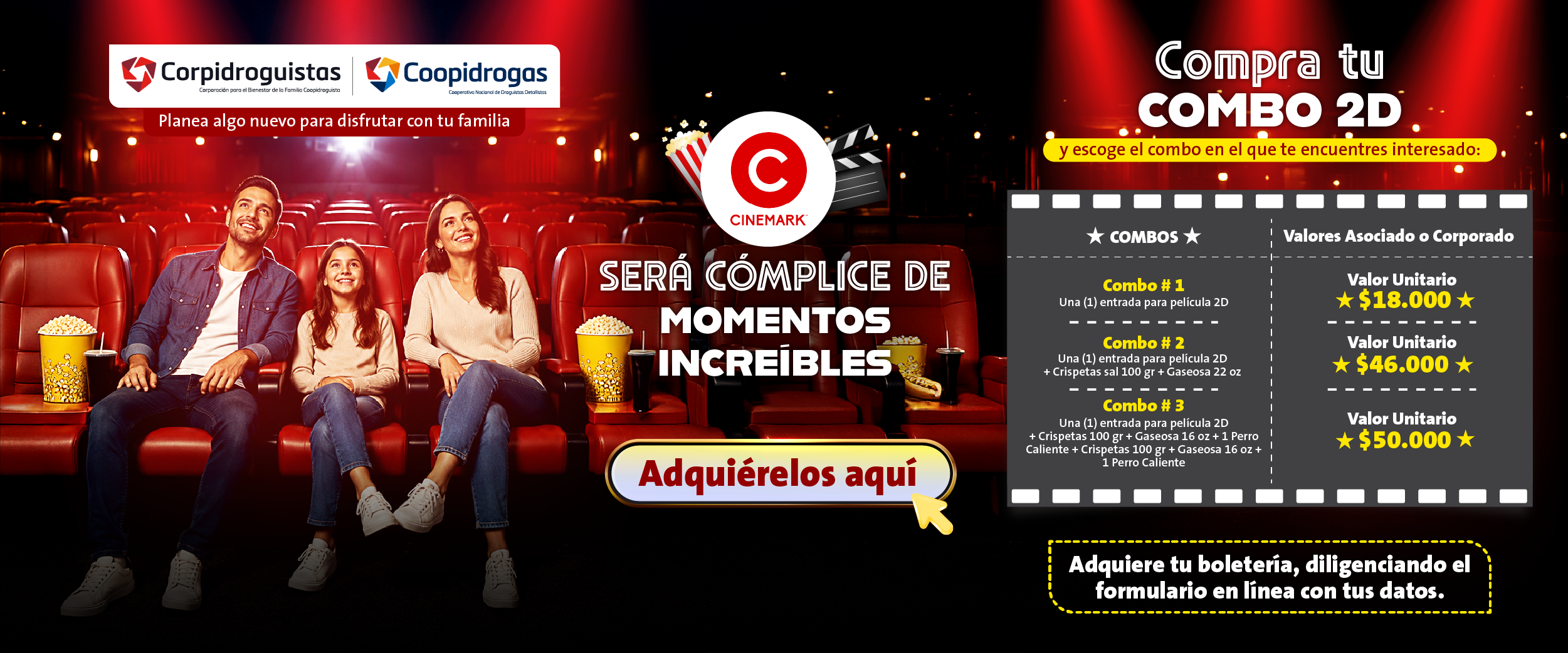 Convenio Cinemark 2026