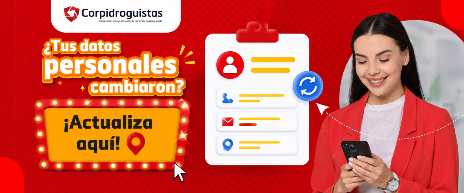 Actualización de datos